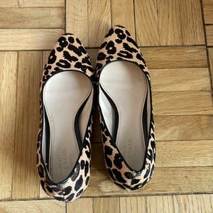Cole Haan Hyde leopard print block heels